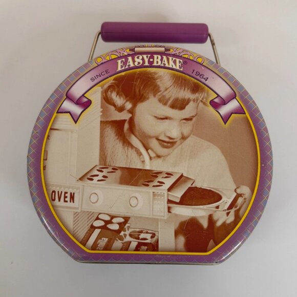 Easy Bake Oven Limited Edition Tin Storage Box with Handle Vintage 1999 - Picture 4 of 7